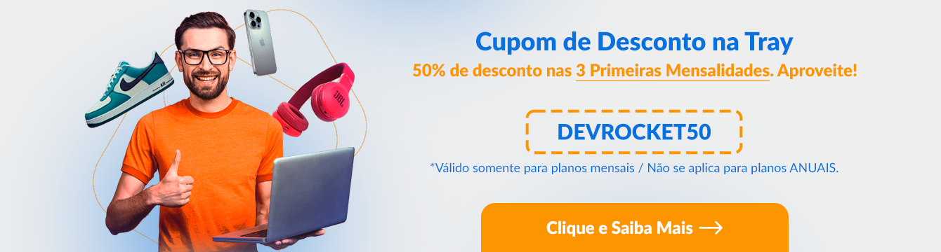 Cupom de Desconto Tray