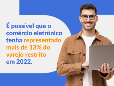 Blog DevRocket - É possível que o comércio eletrônico tenha representado mais de 13% do varejo restrito em 2022