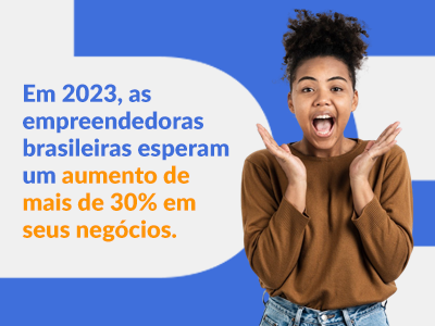 Blog DevRocket - Em 2023, as empreendedoras brasileiras esperam um aumento de mais de 30% em seus negócios