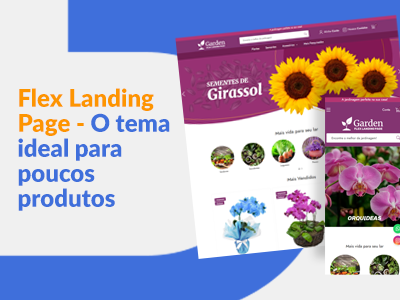 Blog DevRocket - Flex Landing Page: o Tema Ideal para Poucos Produtos